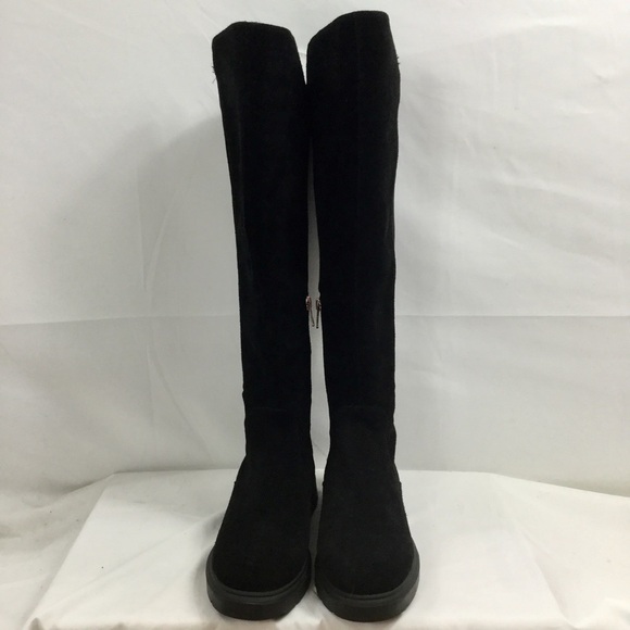 Antonio Melani Pierrcee Suede & Fabric Over-the-Knee Boots Size 7.5 - Picture 3 of 9